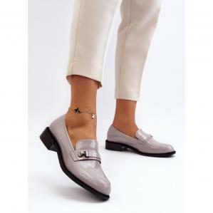 Mokasyny Model Nerilaja 66614 Grey - Step in style szare