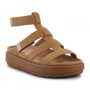 Sandały Crocs Brooklyn luxe Gladiator 209557-2U3 brązowe