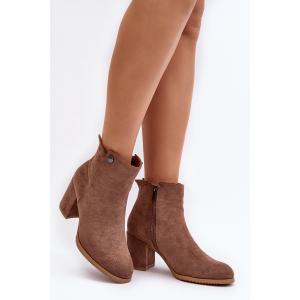 Botki Model Selela 23ZSSQ6936-11 Brown - Step in style brązowe