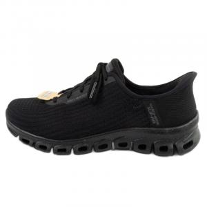Buty Skechers Glide Step 104571/BBK czarne z membraną