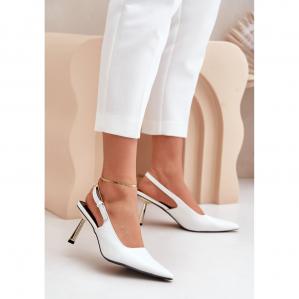 Szpilki Model Filona CH878 White - Step in style białe