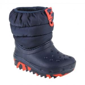 Buty Crocs Classic Neo Puff Boot Toddler 207683-410 niebieskie