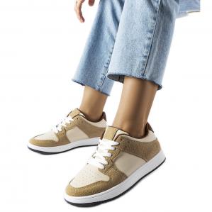 Inna Beżowe sneakersy Jacqueline beżowy
