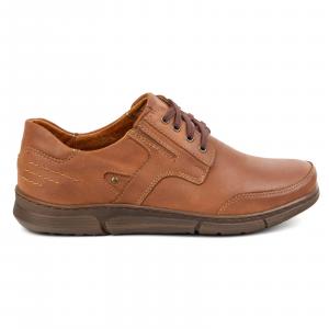 Polbut Buty męskie casual J55 camel brązowe