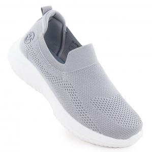 Buty sportowe damskie wsuwane szare Vinceza 17367