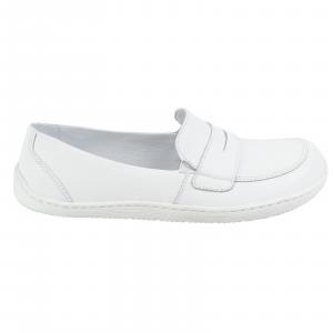 Olivier Barefoot damskie mokasyny skórzane minimalistyczne letnie 1280 białe