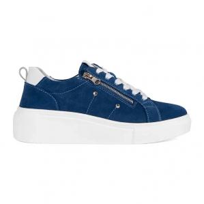 Goodin Niebieskie sneakersy na grubej podeszwie