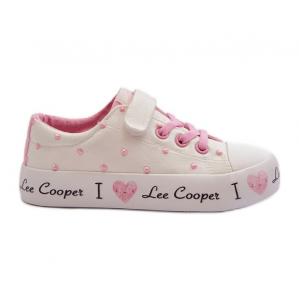 Trampki Dziewczęce Lee Cooper LCW-24-02-2159 Białe