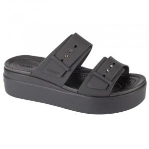 Klapki Crocs Brooklyn Low Wedge Sandal 207431-001 czarne