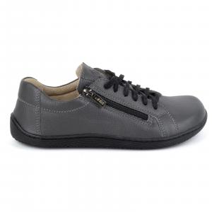 Olivier Damskie minimalistyczne buty skórzane barefoot model 1243 szare