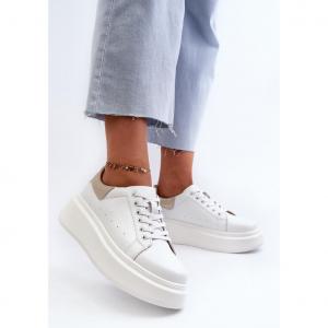 Buty Sportowe Model Da LR568 White - Step in style białe