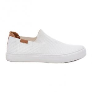 Trampki Damskie Slip-On Big Star RR274717 Białe