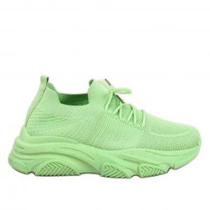 Buty sportowe skarpetkowe Fabre L.GREEN zielone