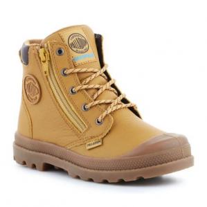 Buty Palladium Pampa Hi Cuff Wp K 53476-216-M brązowe granatowe