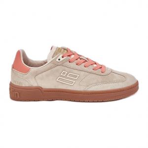 Zamszowe Buty Sportowe Sneakersy Damskie D.Franklin DFSH387005 Beżowe beżowy