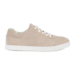 Goodin Beżowe sneakersy damskie skórzane beżowy