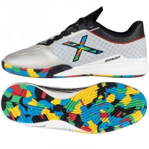 Buty piłkarskie Munich Rondo Olympix In 4770014 srebrny