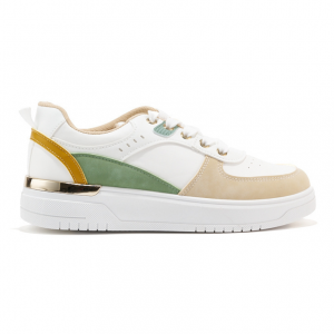 Damskie wielokolorowe buty sportowe na platformie