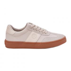 Sneakersy Damskie Big Star RR274806 Beżowe beżowy