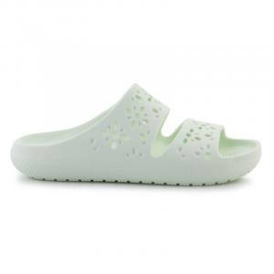 Klapki Crocs Classic Floral Cutout sandal 210966-3YH zielone
