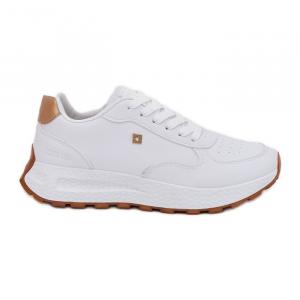 Lekkie Buty Sportowe Damskie Big Star RR274629 HI-POLY System Białe
