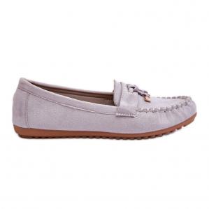 Mokasyny Model Good Time ZA28P Grey - Step in style szare