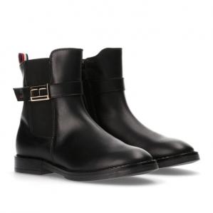 Botki Tommy Hilfiger Chelsea Boot Black T4A5-33048-0036999-999 czarne