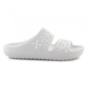 Klapki Crocs Classic Floral Cutout sandal 210966-0WV białe