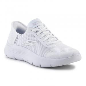 Buty Skechers Slip-ins: Go Walk Flex - Grand Entry W 124836-WHT białe