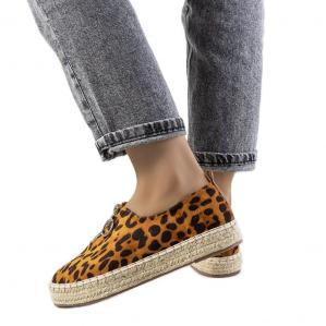 Brązowe espadryle Verneli