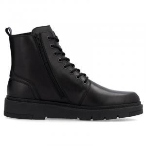 Buty męskie skórzane ocieplane Rieker 30101-00 RKR751 czarne