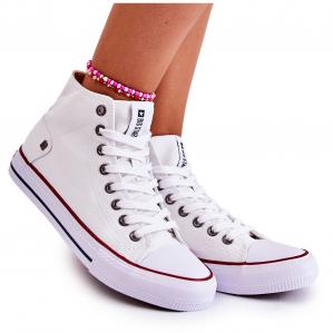 Trampki Damskie Big Star Wysokie Białe DD274332