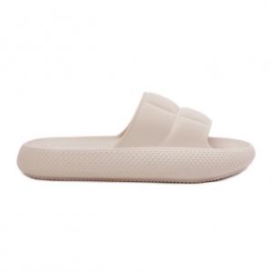 Piankowe Klapki Damskie LEE Maya Slider Women Low 50251016 Beżowe beżowy