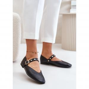 Baleriny Model Alcionora 6690 Black - Step in style czarne