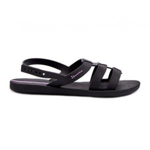 Płaskie Sandały Damskie 83516 Ipanema Style Sandal Fem Czarne