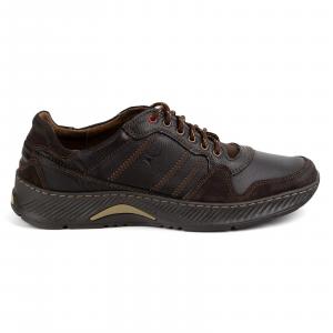 Olivier Buty męskie skórzane sznurowane Sport Style 315GT brąz floter brązowe