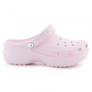 Klapki Crocs Classic Platform Pearl Clog 211231-6ZW różowe