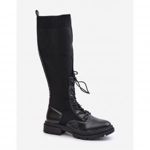 Kozaki Model Iranel 68129 Black - Step in style czarne