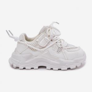 Buty Sportowe Sneakersy Dziecięce Białe