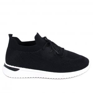 Buty sportowe skarpetkowe Bergman Black czarne