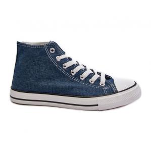 Trampki Damskie Jeansowe Socerio niebieskie