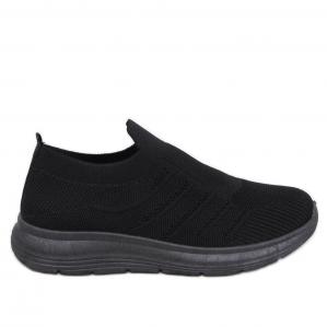 Buty skarpetkowe wsuwane Groppi Allblack czarne