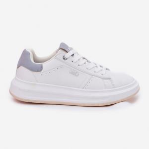 Sneakersy Damskie Na Platformie LEE Naomi Women Low 50251012.06K Białe