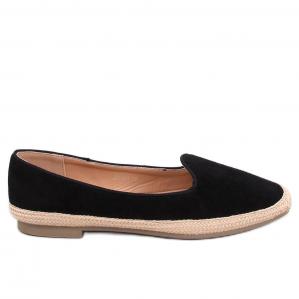 Baleriny espadryle damskie Ballot Black czarne