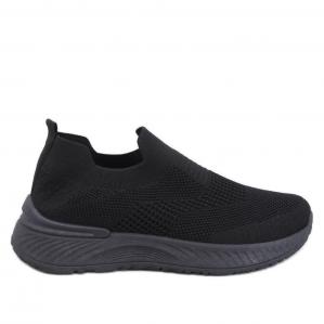 Buty sportowe skarpetkowe Suare Allblack czarne