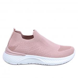 Buty sportowe skarpetkowe Fourny Pink różowe