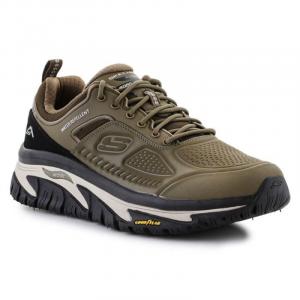 Buty Skechers Arch Fit Road Walker-Recon 237333-OLBK brązowe