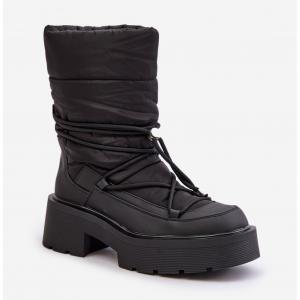 Śniegowce Model Seandriel C-319 Black - Step in style czarne