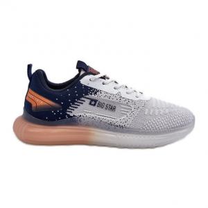 Buty Sportowe Męskie HI-POLY System Big Star NN174474 Granatowe szare