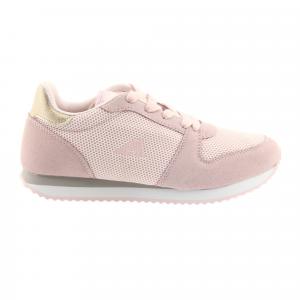 Buty sportowe Lt.pink American Club FH10 żółte różowe